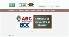 Desktop Screenshot of cfslearningstore.com